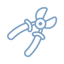 Wire cutter icons Wire cutter icons