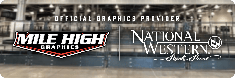 Mile High Graphics is the official graphics provider of National Western Stock Show