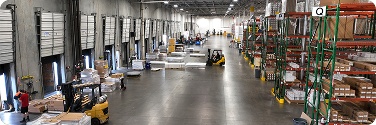 photo of Grimco's Dallas hub warehouse